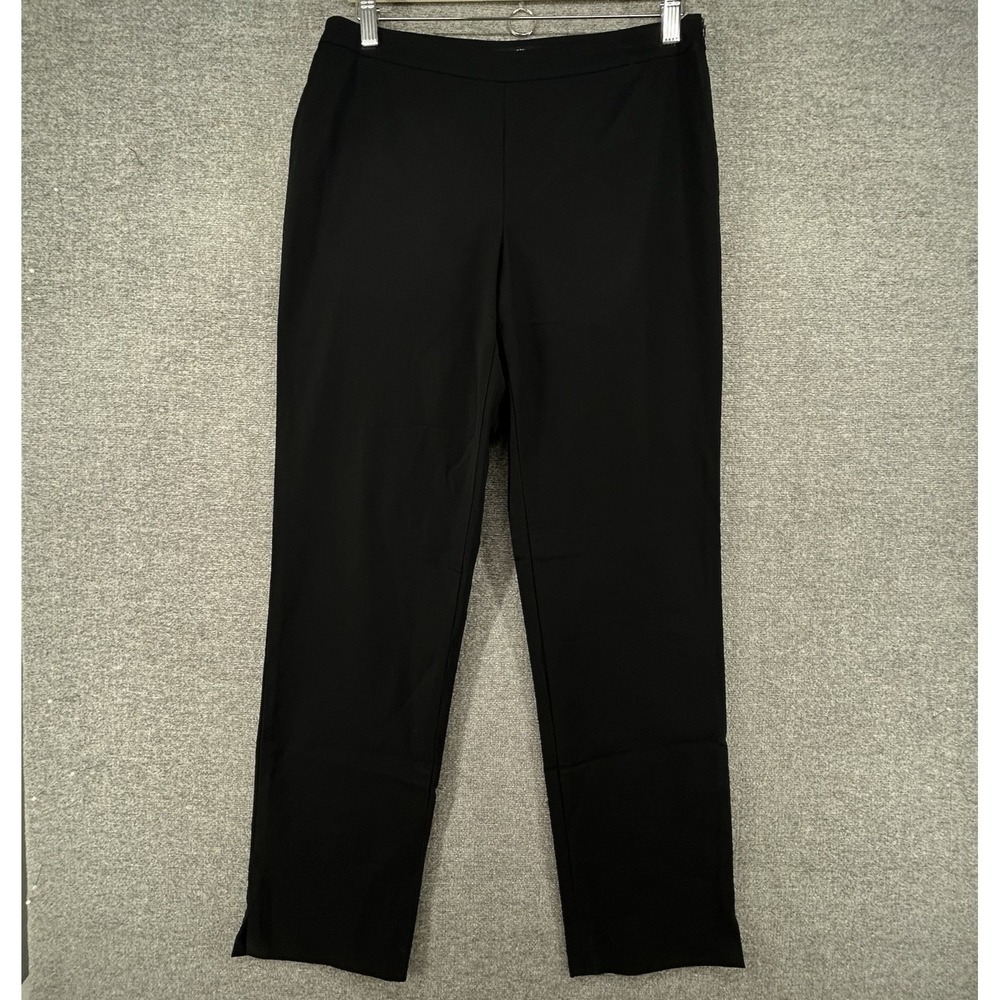 Lafayeltte 148 New York Bleecker Dress Pants Women Sz 6 Black Virgin Wool Office